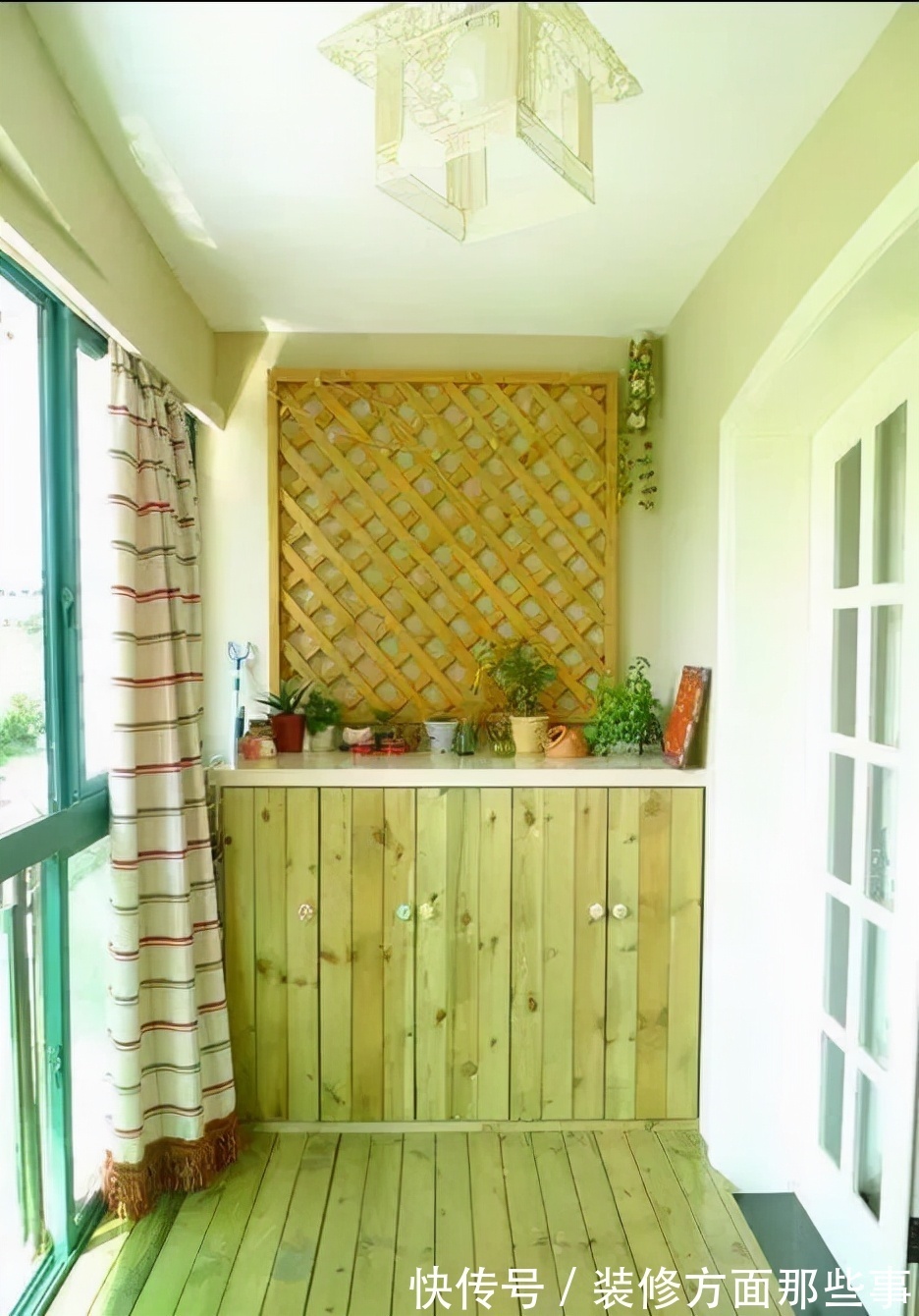 面积|小户型阳台虽然面积不大,但也能改成不同的功能区