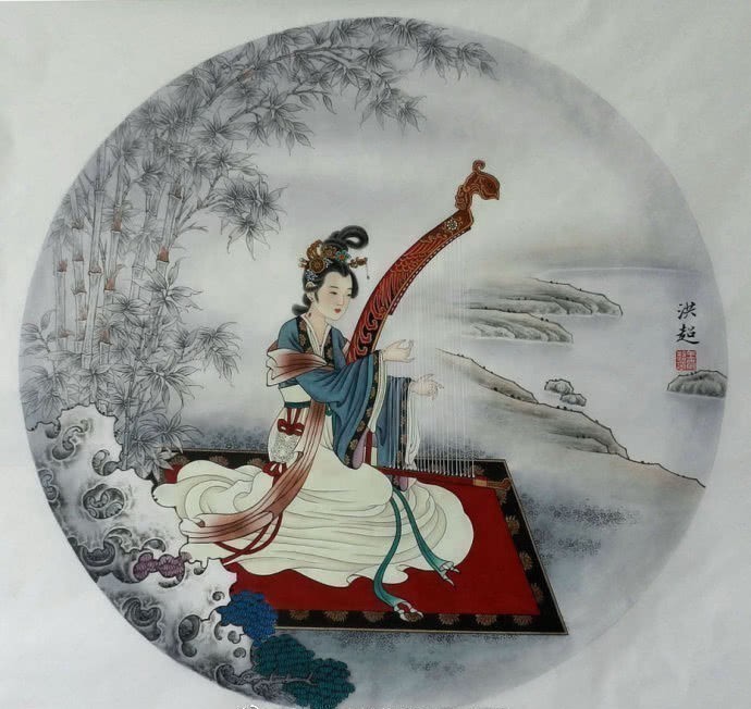 凤首箜篌$太惊艳了!原来传说中的箜篌少女真的存在!