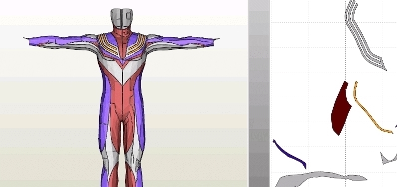 零件|大神教迪迦奥特曼皮套制作方法,眼睛看会了,手“学废了”