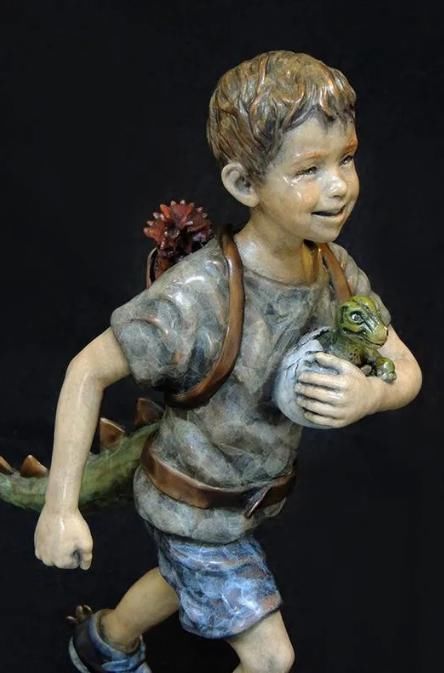 vega@被公认最具大师潜质的美女雕塑家,人体作品生动又别出心裁!