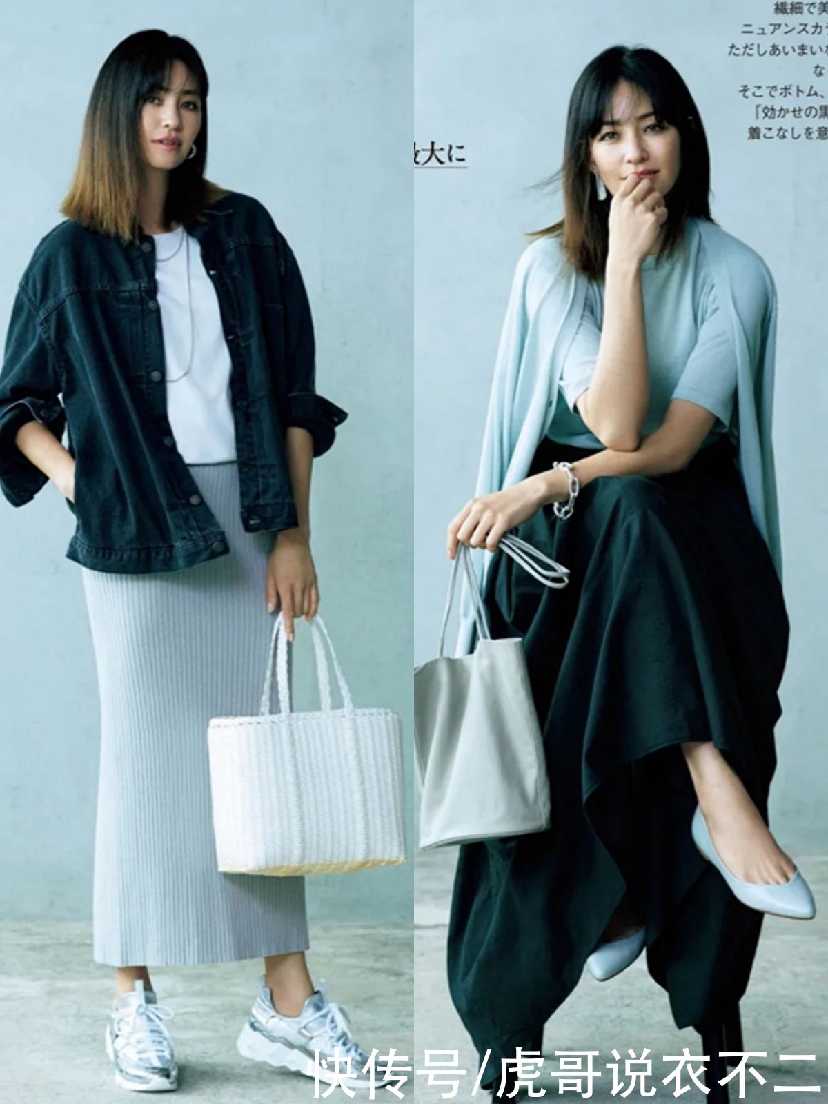 t恤|女人过40岁穿衣要不老气、不扮嫩，日系简约熟龄风，穿出高贵品味