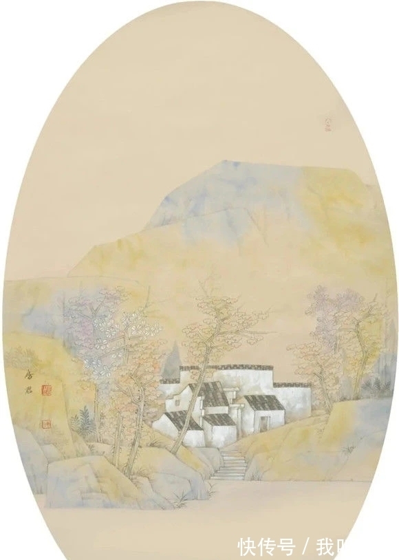 房军#工写之间，山东画院房军山水画