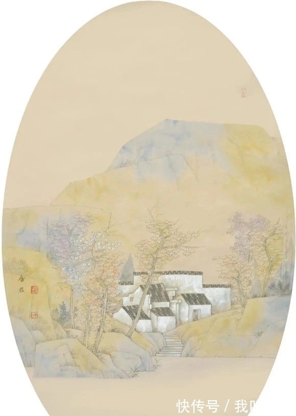 房军#工写之间,山东画院房军山水画