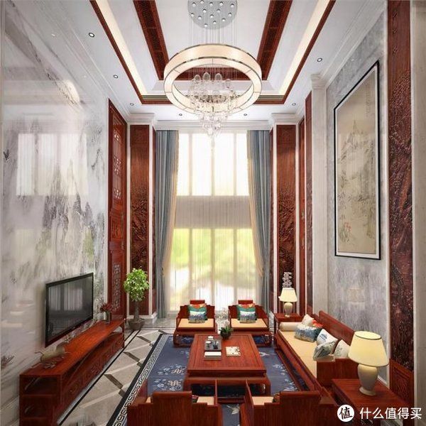 檀雕|参观了这对50岁夫妻的家,才明白何为华丽感,275㎡的别墅太美了