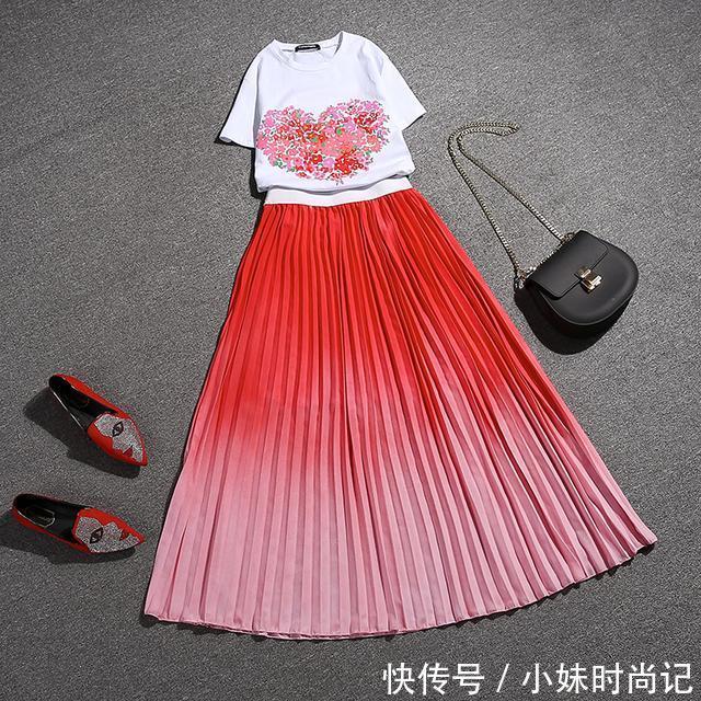 优雅 时髦又显气质的长裙套装,优雅女神范