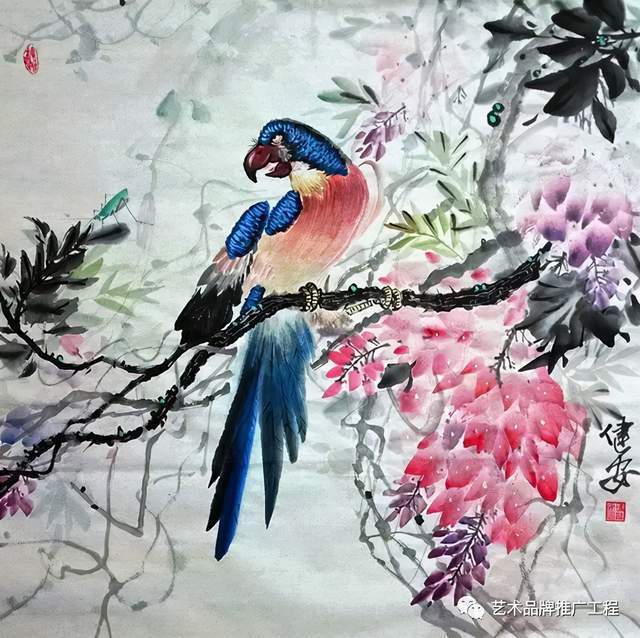 艺术!冯健安---当代杰出书画名家作品展