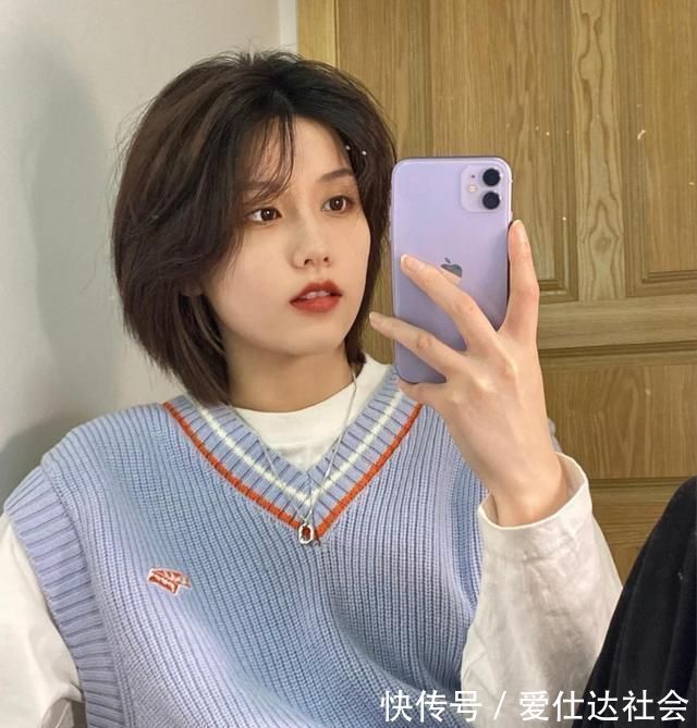 脖子|有这4个特点的女生,短发颜值更高!别再一味的选择长发,土挫圆