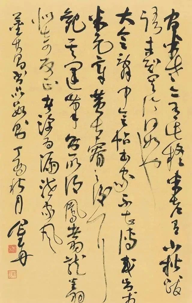 笔意|他的行草书既有林散之的“调调”,也有高二适的笔意,金戈铁马