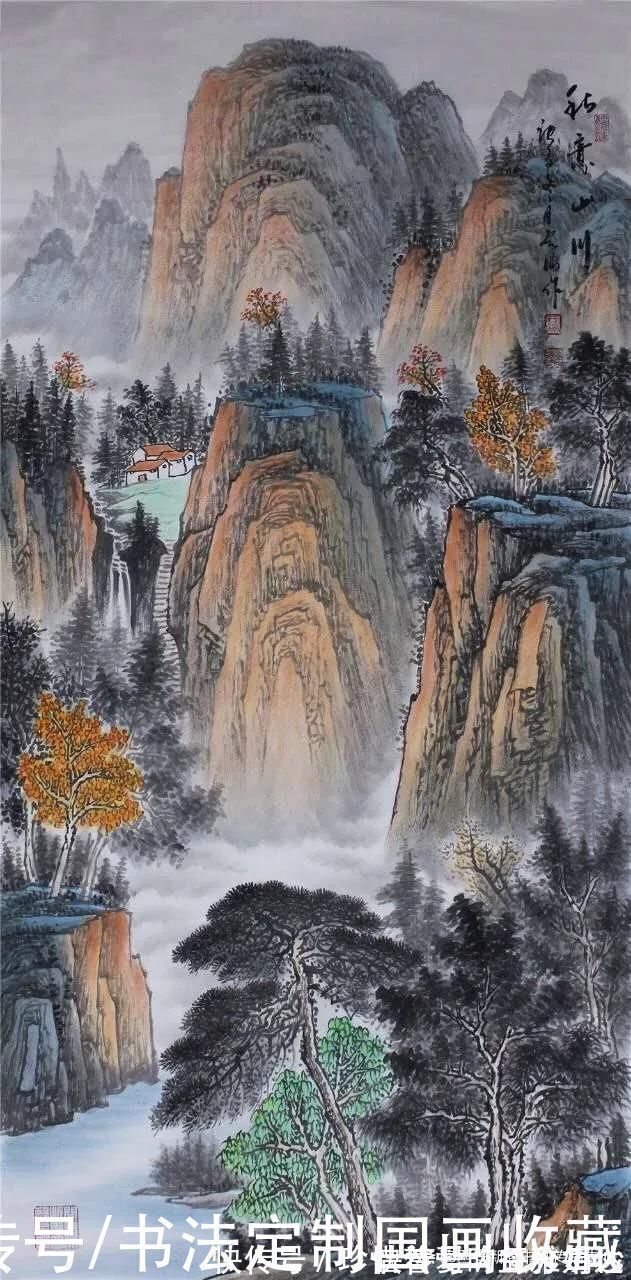 奖金奖|书法国画定制收藏《淡泊明志,养德泽福,江南春色,万山红遍》