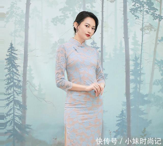 最近火了一种裙子叫“民国裙”, 带着中式的典雅与现代的时髦风尚