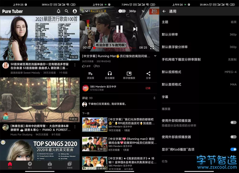 观看YouTube视频 PureTuber v3.1.8 油管第三方APP-劳模下载