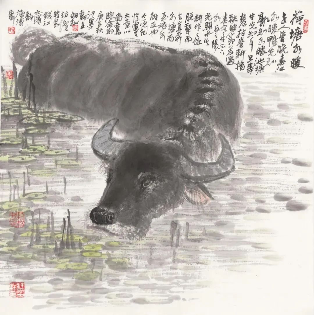 弃武从文!笔歌墨舞·喜庆元宵——壬寅2022年宋柏松国画作品鉴赏