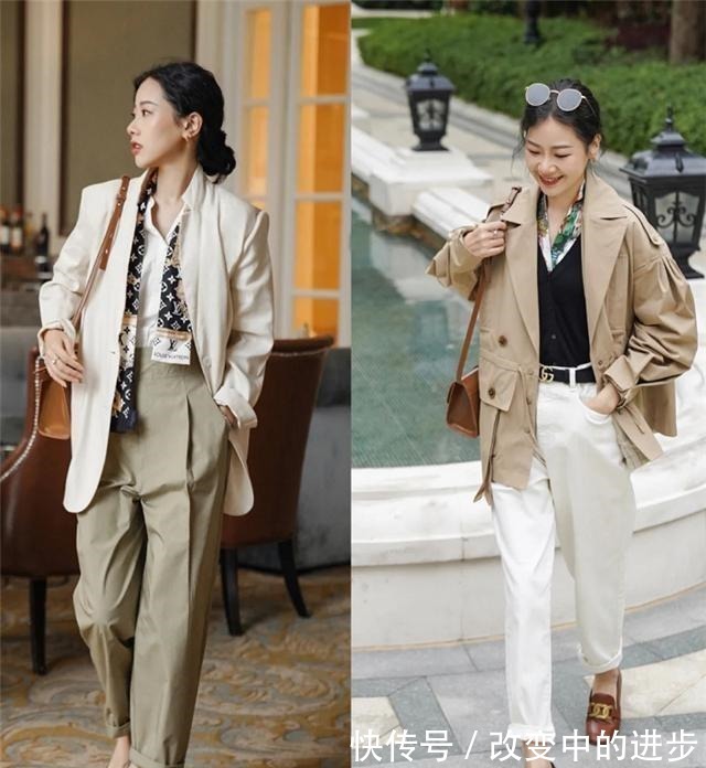 针织衫 短裤、凉鞋收起来吧！入秋后流行这样穿，时髦显瘦又有气质！