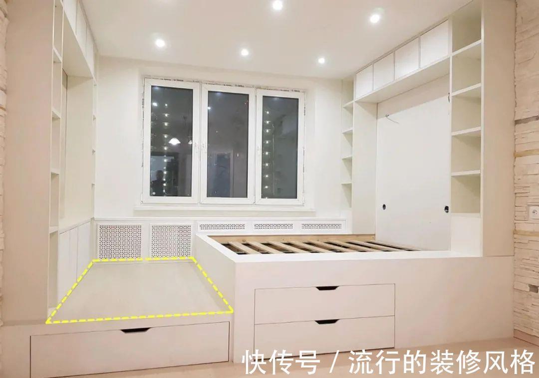布局|榻榻米定制成“阶梯式”,比传统布局要考虑周到,也更美观实用!