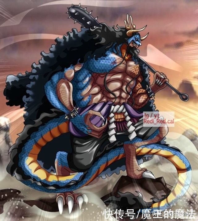 海贼王1009话情报：黑炭大蛇上场就遭打脸，四皇大妈脱离战场