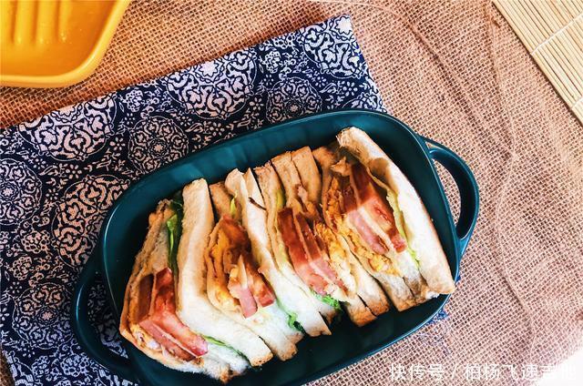 芝士|美味营养又快手,8分钟小白三明治,简单叠叠乐