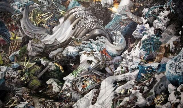 幅画!一幅画画了3年,细到要用放大镜,他把钢笔画玩到了极致