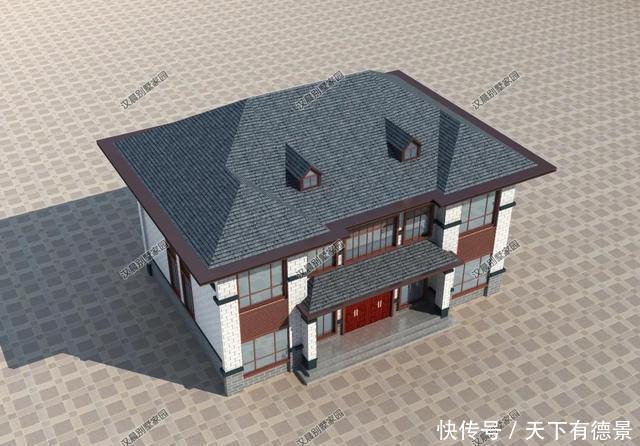 布置|新中式别墅经久耐看有韵味,二层三层设计挑空客厅美观又大气