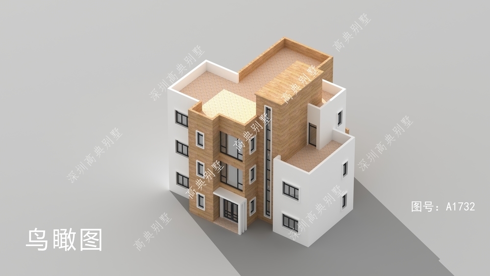 别墅|这款三层现代别墅,外观别致大方,是品味的象征。