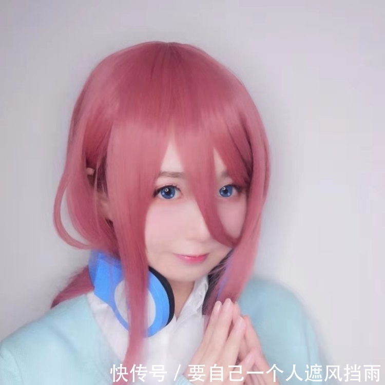 五等分的花嫁|五等分的花嫁:小姐姐完美cos三玖,这神仙颜值,网友:来一打