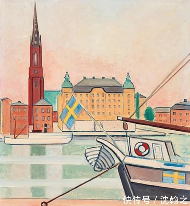 画家|瑞典富二代画家的北欧童话，莫兰迪色透着最清澈的纯真