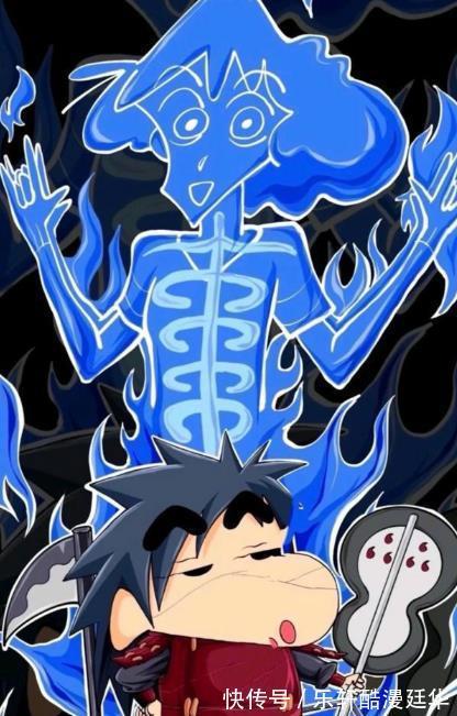 世界观|火影忍者蜡笔小新入驻火影忍者,画风突破,刷新网友的世界观!