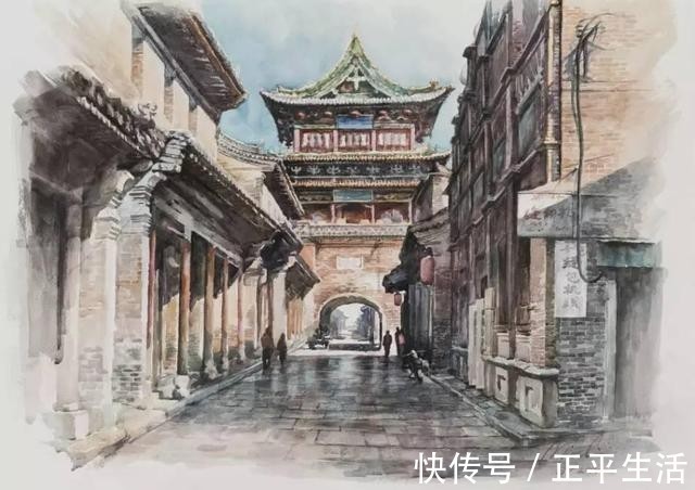 旅美$旅美水彩艺术家李民笔下的中国风景画!他用艺术诠释“家”的味道