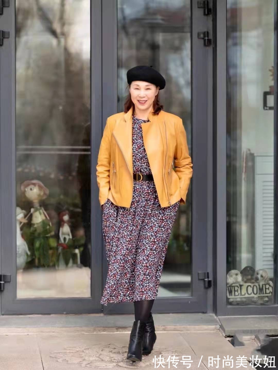 皮衣 终于找到适合60岁的“皮衣”搭配,8套不重样的穿搭,时尚减龄