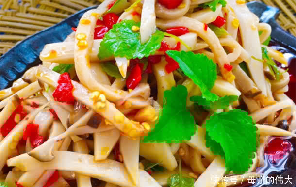 春季孩子吃的菌菇菜，凉拌更好吃，补钙补锌促发育，一盘不够吃