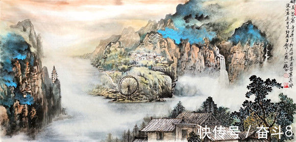 四大美女&当代实力派著名画家彭书春——山水作品欣赏