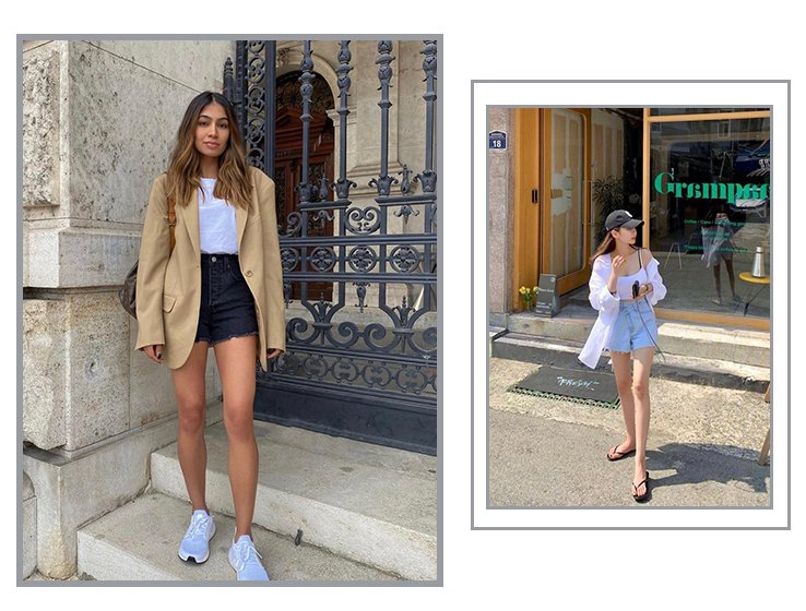 牛仔短裤|今夏很火的3款短裤,显瘦遮肉,特显腿长