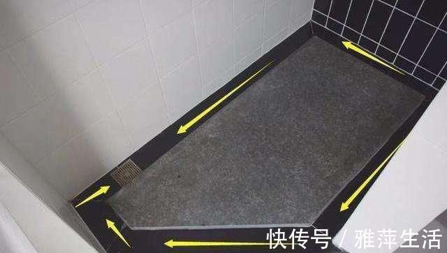 材料|卫生间地面不要再贴瓷砖了，头次见有人铺这种代替，下水快又防滑