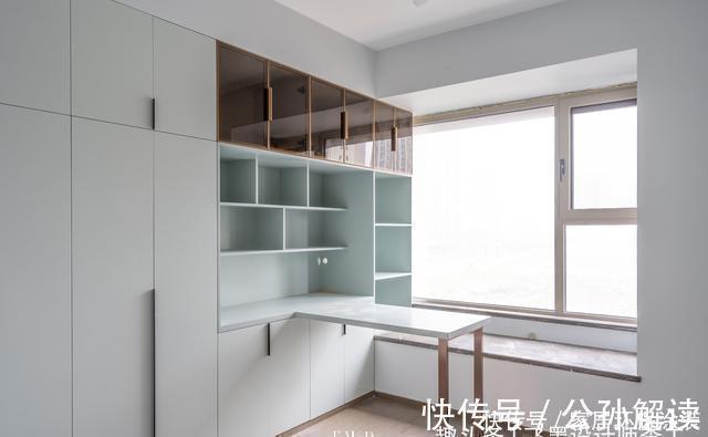 书桌|后悔没有早知道，衣帽间和书房做二合一设计，家里再小也能装！