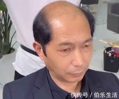 大叔|地中海式发型大叔换了款发型后,瞬间变英俊潇洒,女生:厂长成了董事长