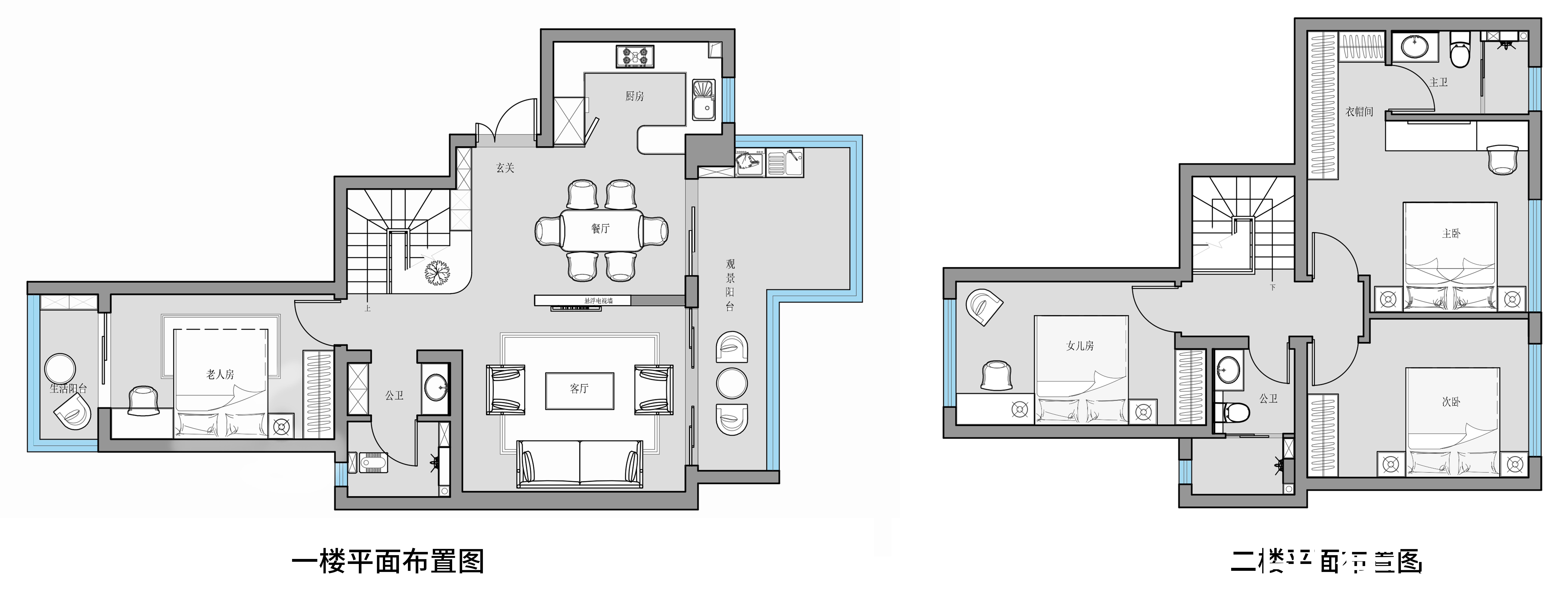电视墙|极简+悬空电视墙,营造大平层空间感