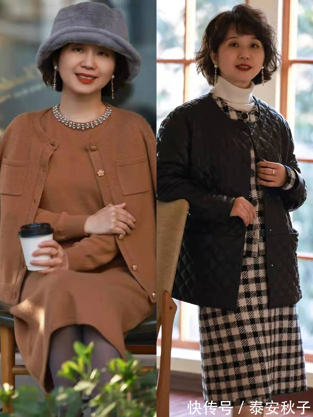 连衣裙|岁月从不败美人!借鉴中年博主的高级感穿搭:50岁依旧优雅漂亮!