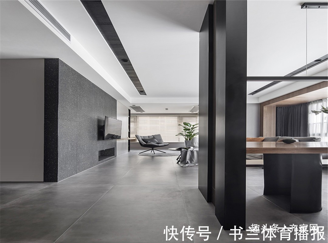 书房|89平两房现代,休闲书房,客厅,餐厅连成一体的扩容空间感!