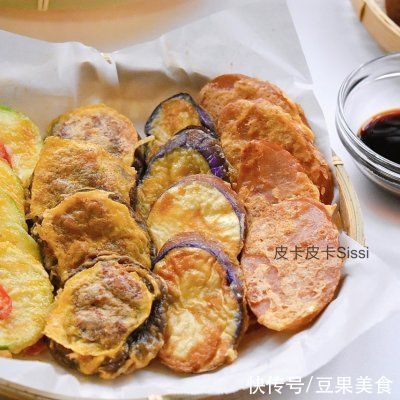 火腿饼|丰富餐桌味：韩国香菇饼、西葫芦饼、茄子饼、火腿饼