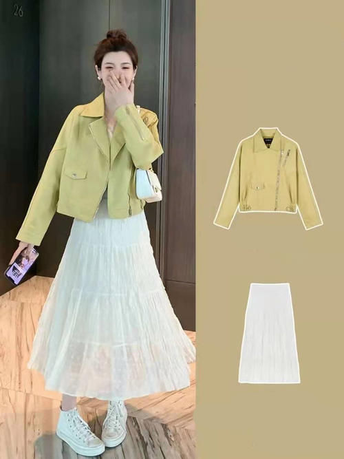 春季穿搭就要与众不同，多加1件外套，温度风度两不耽误