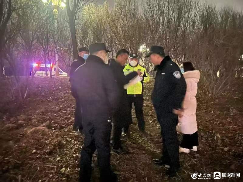 一男子意欲跳河自杀，聊城交警铁骑火速出动奋力将其救回！