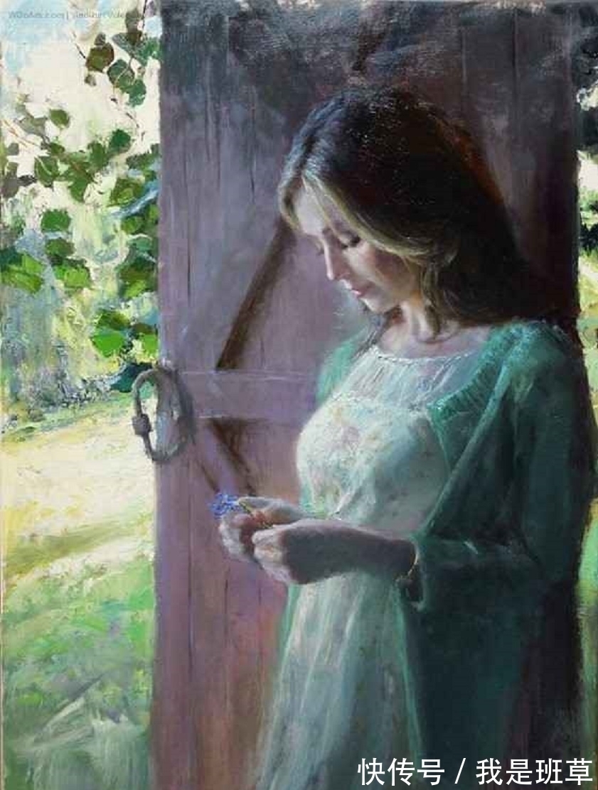 绘画@前苏联大兵艺术家心中对女性的讴歌与赞美,沃列戈夫的女性人物画