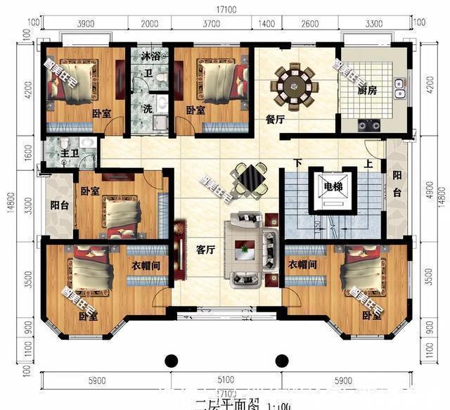 豪宅|两栋建在农村的多层豪宅，都带电梯设计，每层一户均有厨房