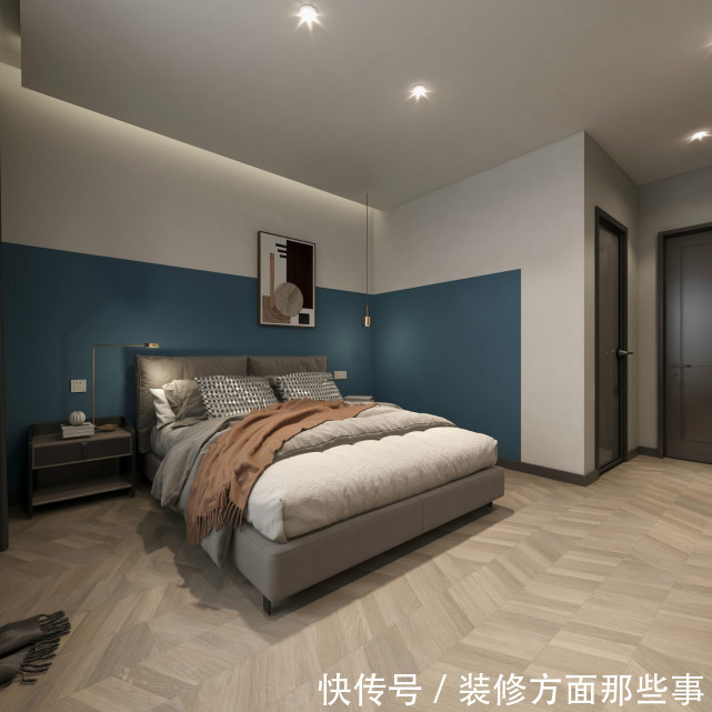 简约风|185平现代简约风四居室,室内空间朴素、大方,但其功能性强