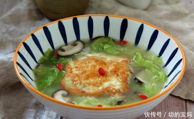 让身体|香菇白菜汤,味道清淡,还有养生效果!