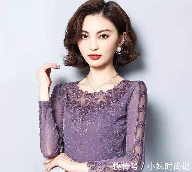 时尚|无意中发现: 今冬流行网纱打底衫, 舒适显年轻, 内外百搭又洋气