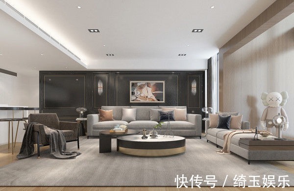 现代风|迪拜华人的400㎡新房,坚持装现代风,藏不住的高级感,真有品味