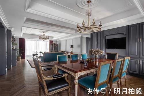 豪奢|头一次见这么时髦的法式风，240㎡豪奢大平层，每1㎡都散发着优雅