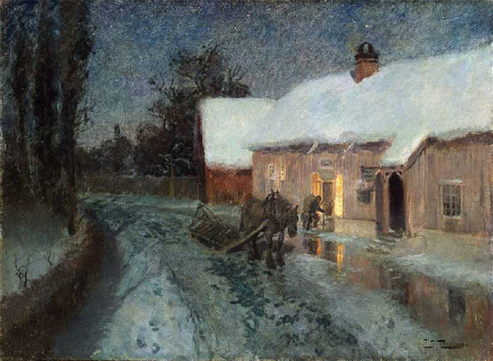 艺术学院！现实主义和印象派画家弗里茨的油画作品欣赏