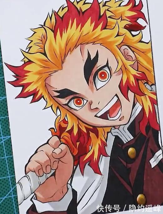 索隆|換了畫風的炎柱太帥,海賊王里是索隆,火影版酷似四代目