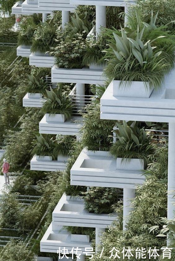 住房|成都第四代住房走红，30层高楼长满树木，每位业主都有私人庭院！